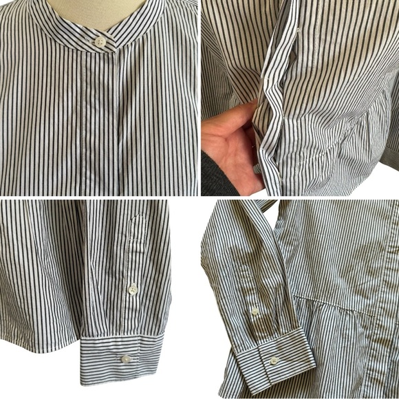 Madewell Lakeside Striped Peplum Blouse - Picture 14 of 15